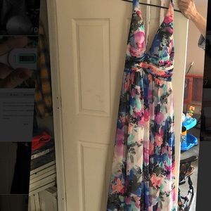 Multi colored sun dress!